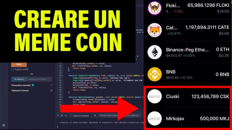Come creare una criptomoneta meme in 5 minuti